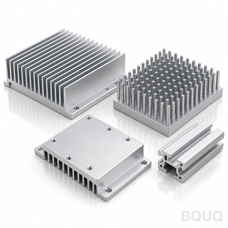Precision CNC Machined Aluminum Heat Sinks