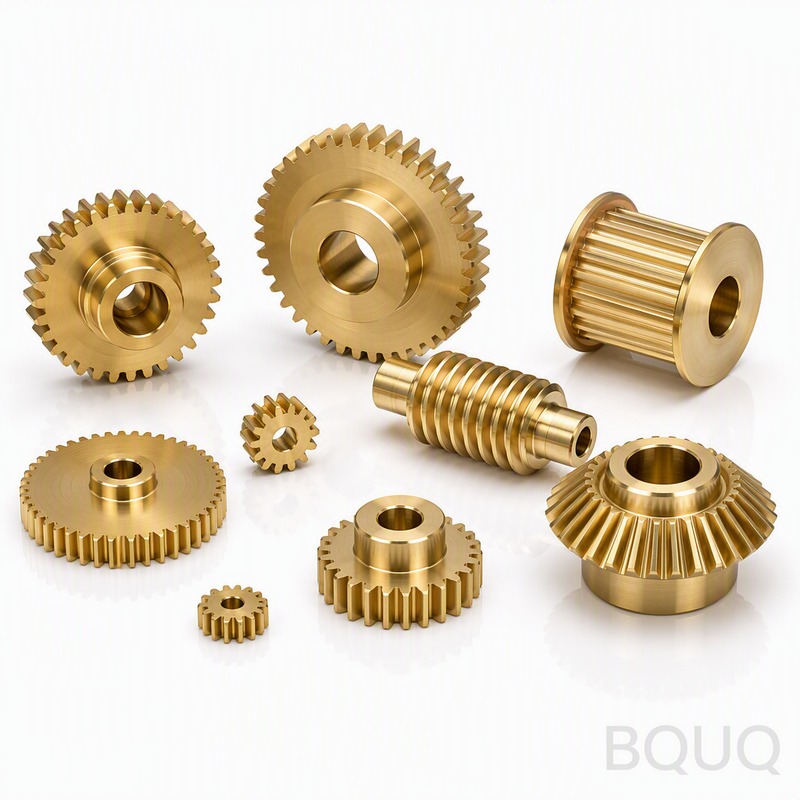 Precision CNC Machined Brass Gears – Custom Parts,