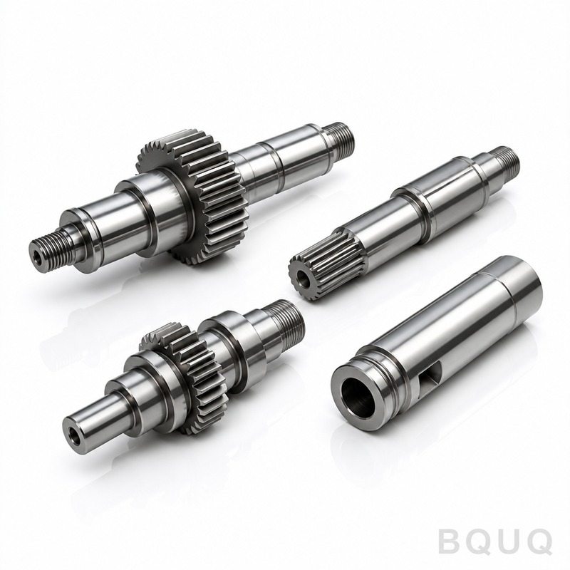BQUQ CNC Machined Gearbox Shafts | Precision Manuf
