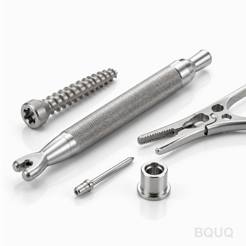 BQUQ CNC Machined Medical Device Parts Titanium | Precision Manufacturing