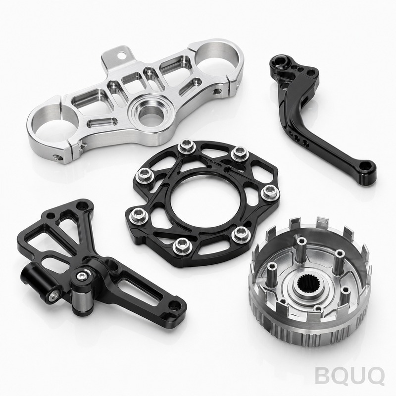 BQUQ Cnc Machined Motorcycle Parts | Precision Manufacturing in China