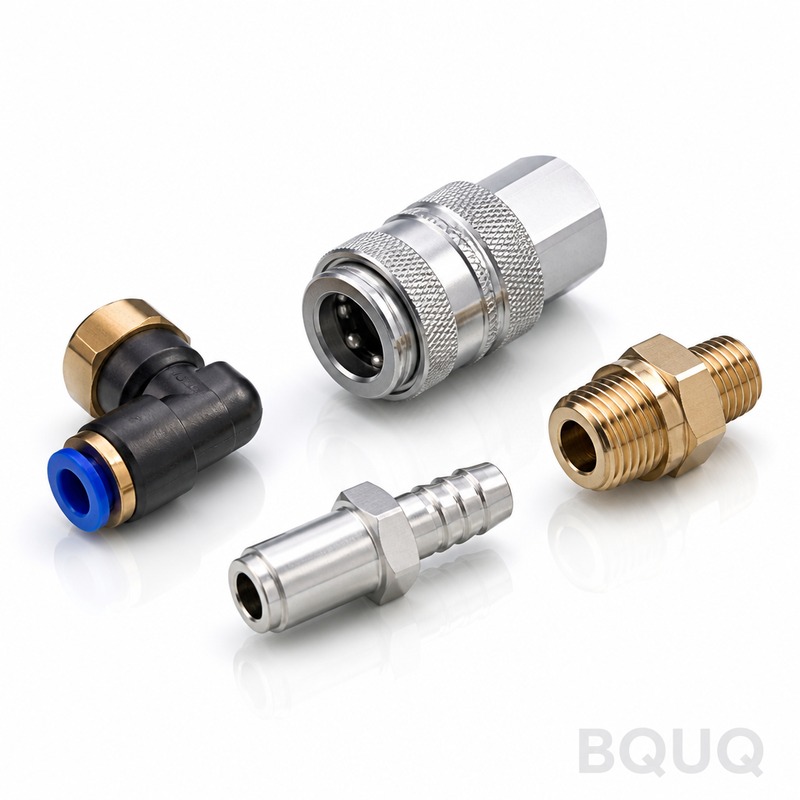 BQUQ Cnc Machined Pneumatic Fitting Parts | Precis