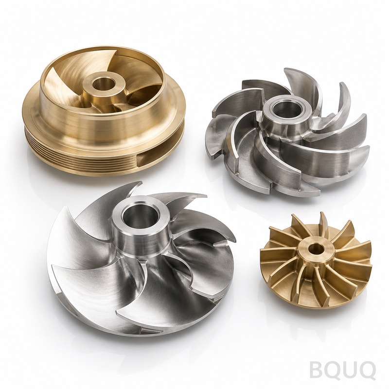 BQUQ Cnc Machined Pump Impellers | Precision Manufacturing in China