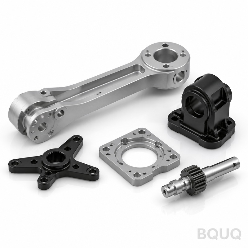 Precision CNC Machined Robot Arm Parts Aluminum