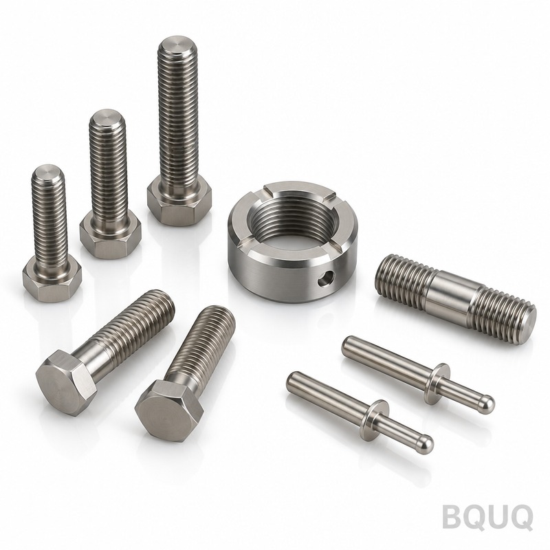 BQUQ Cnc Machined Titanium Fasteners Aerospace Grade, Precision Made in China