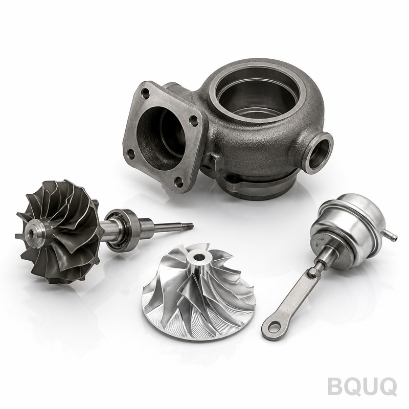BQUQ Cnc Machined Turbocharger Parts | Precision M
