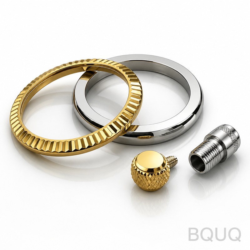 BQUQ CNC Machined Watch Bezels Crowns | Precision Made in China