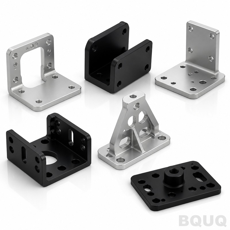 Cnc Milled Aluminum Brackets Custom Parts from BQUQ Precision Factory
