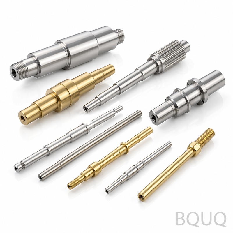 BQUQ CNC Turned Precision Shafts | ±0.005 mm Toler
