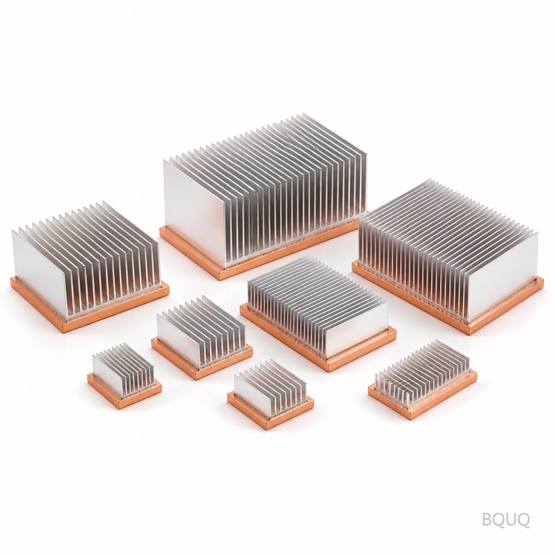 BQUQ Copper Base Aluminum Fin Heatsink | Precision