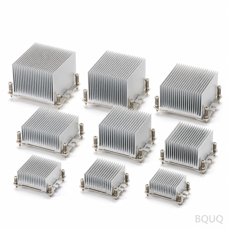 BQUQ CPU Heatsink Aluminum Cooler | Precision CNC Machining, Made in China