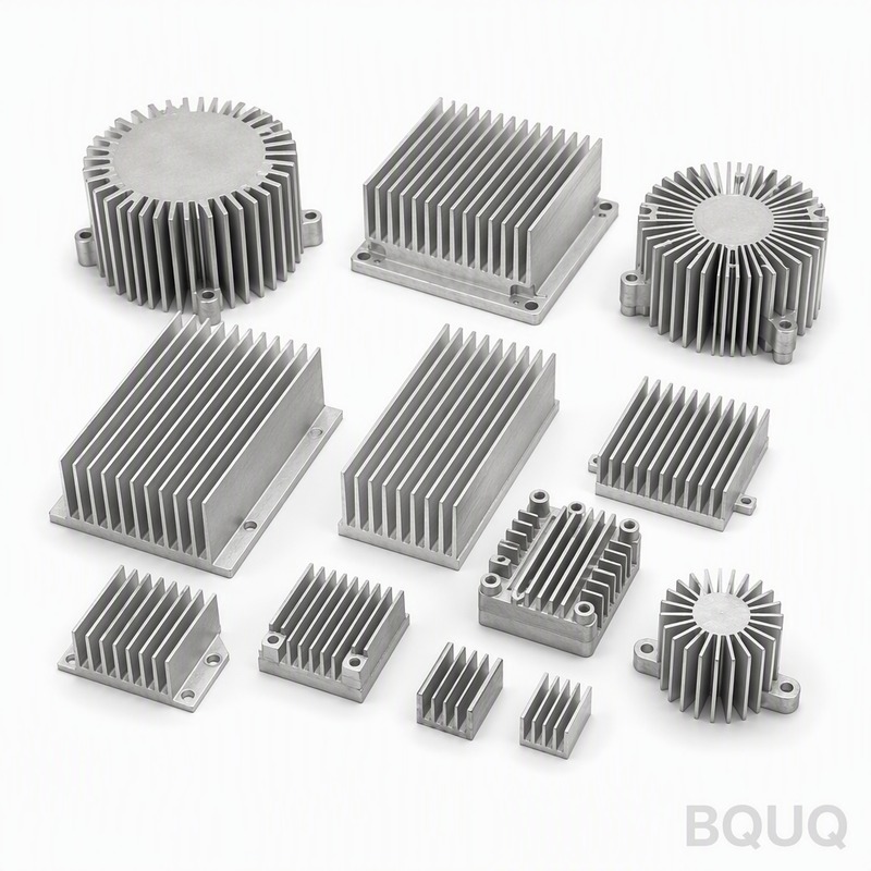 BQUQ Die Cast Aluminum Heatsink – Precision CNC Fi