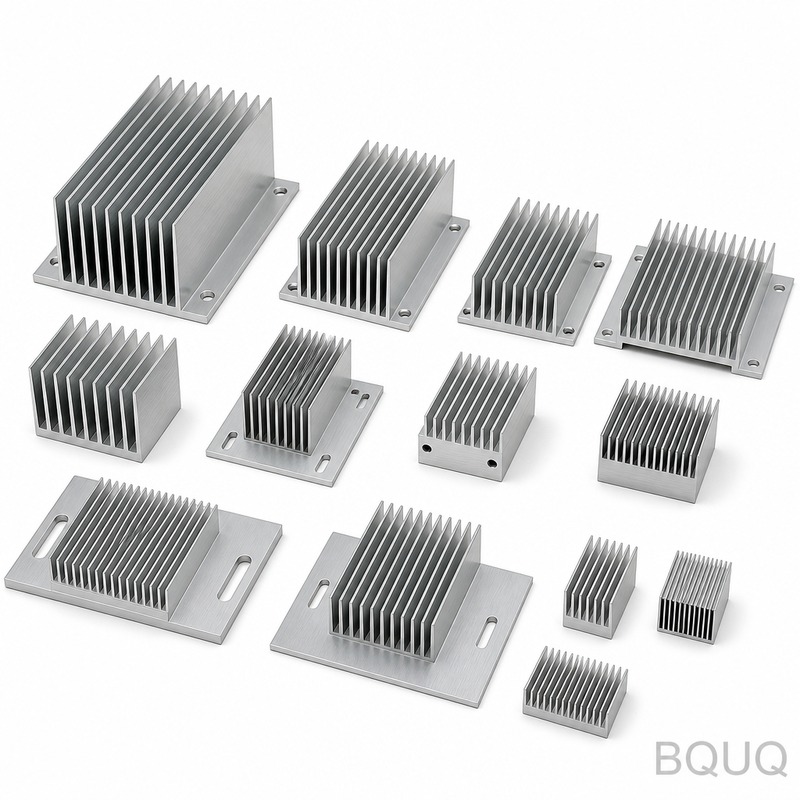 Custom Extruded Aluminum Heatsink Collection | Pre