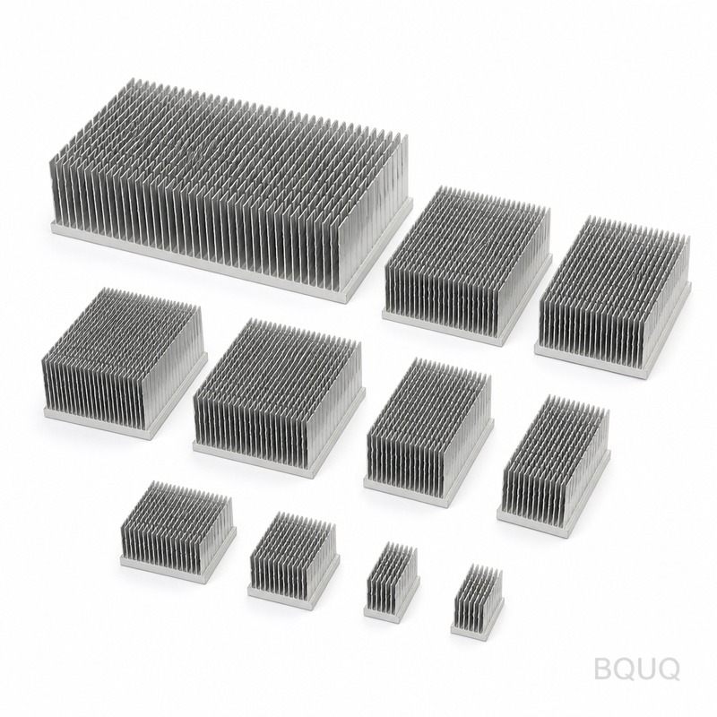BQUQ Folded Fin Aluminum Heatsink | Precision CNC 