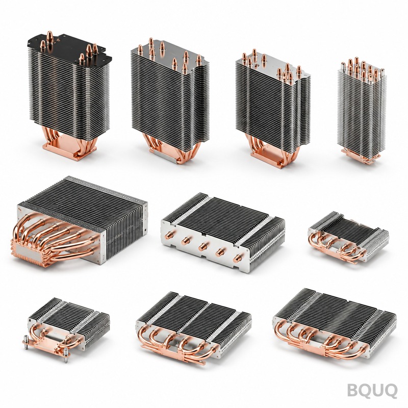 Precision Heat Pipe Heatsink Cooler | BQUQ CNC Man