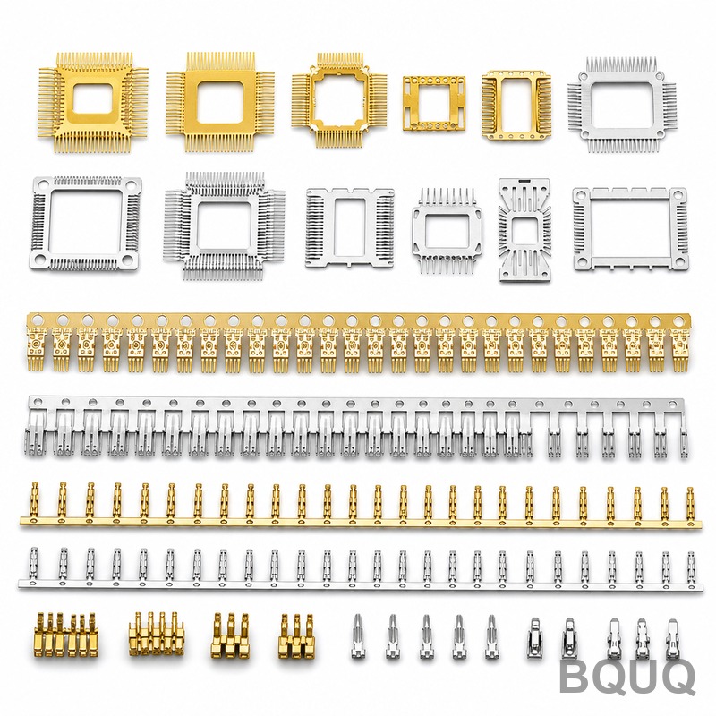 Precision Stamped Lead Frames Collection | BQUQ Precision Manufacturing