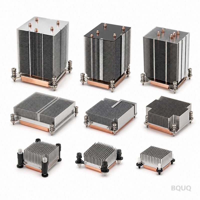 BQUQ Server Heatsink Copper Embedded | Precision CNC Heat Sinks