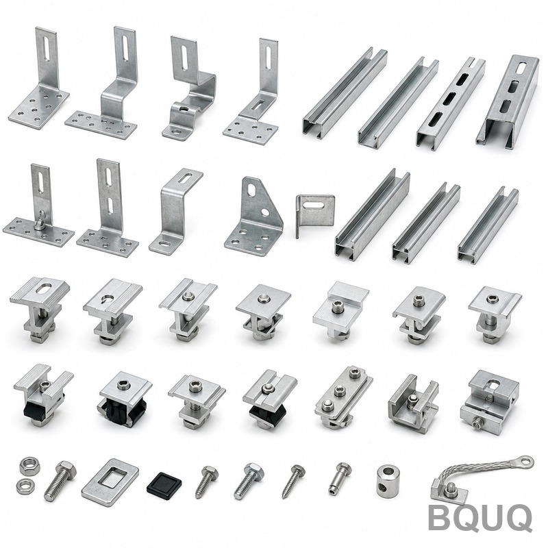 BQUQ Solar PV Mounting Brackets Collection | Precision Metal Stamping