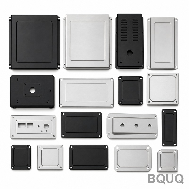 BQUQ Stamped Sheet Metal Enclosures Covers Collection – Precision CNC & Stamping