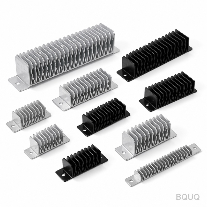 Custom Stamped Zigzag Heatsink | Precision Manufac