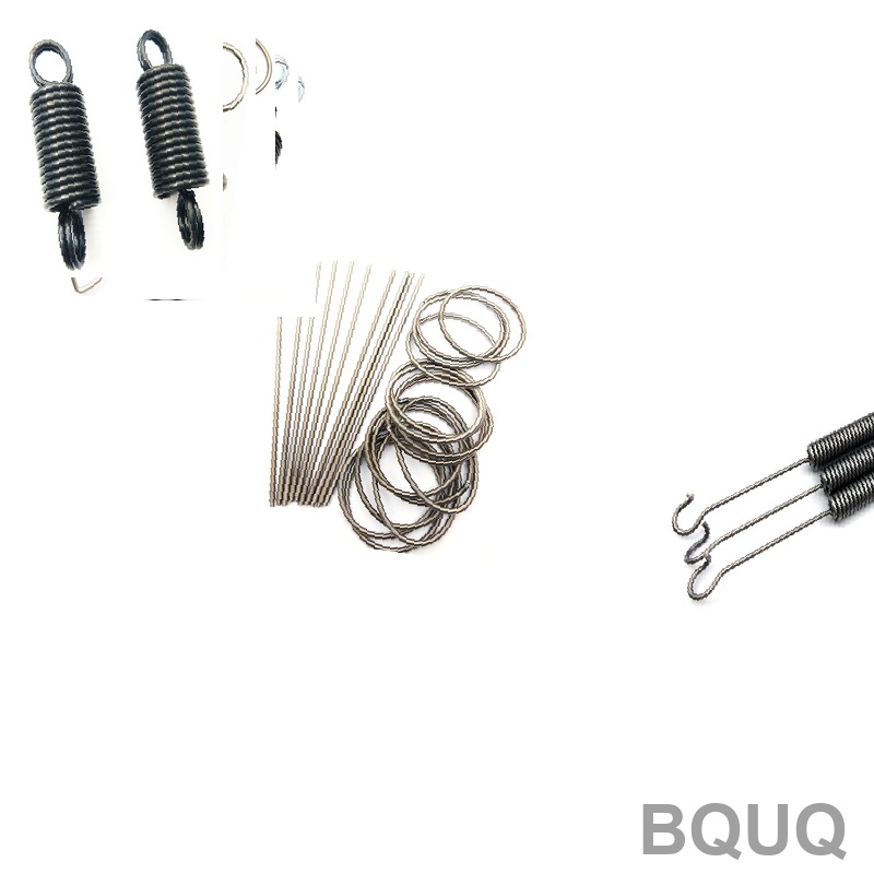 Zinc Plated Extension Tension Springs Collection | BQUQ Precision Manufacturing