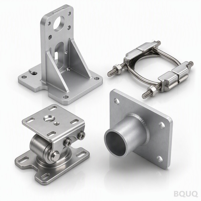 BQUQ Cnc Machined Antenna Mount Brackets – 0.005mm Tolerance, 7-Day Lead Time