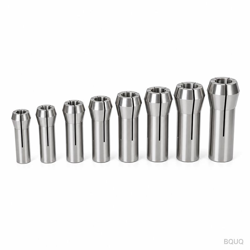 BQUQ CNC Machined Auto Lathe Round Bore Collet Set