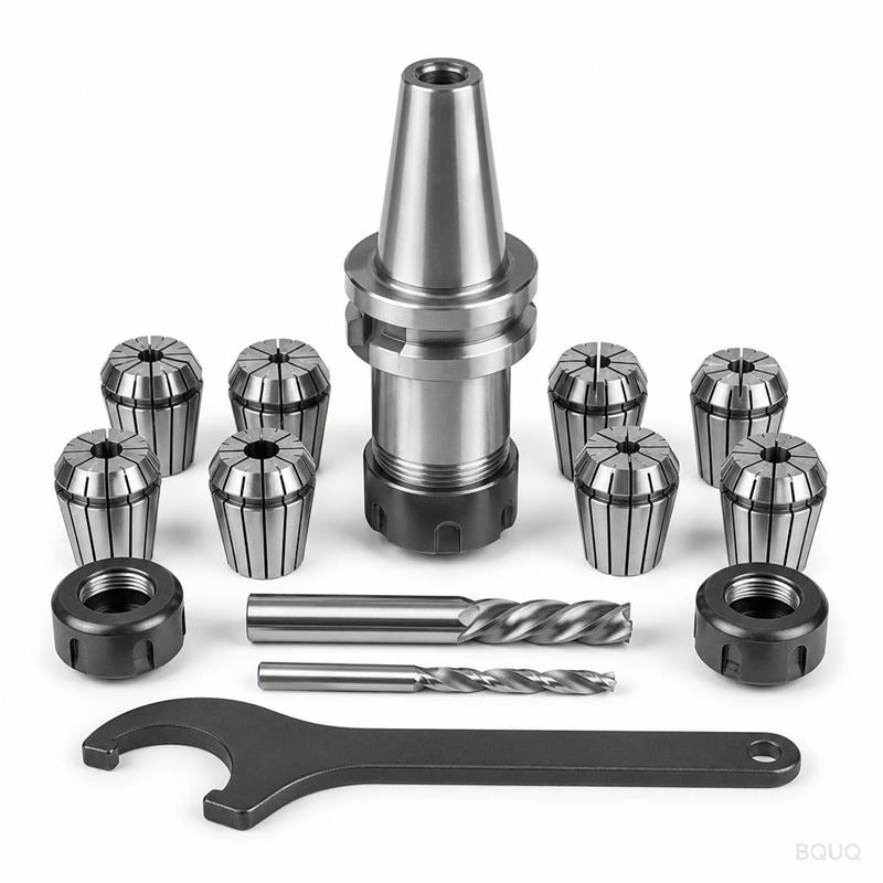 Custom CNC Collet Chuck Tool Kit with Milling Dril