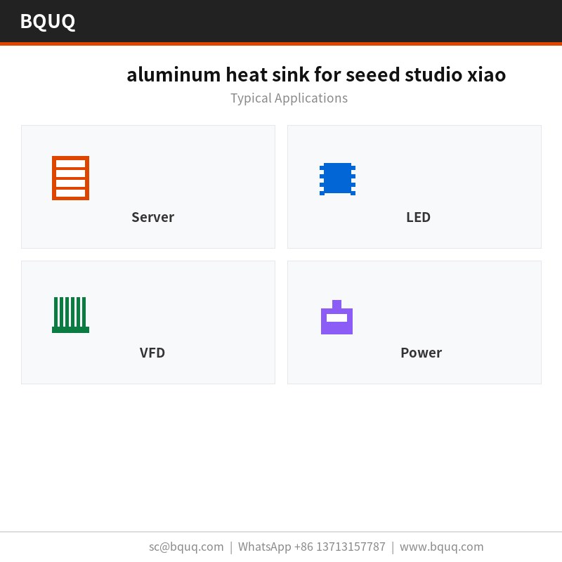 aluminum heat sink for seeed studio xiao