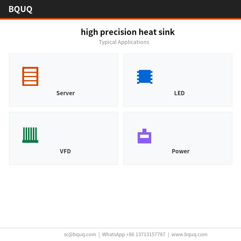 high precision heat sink