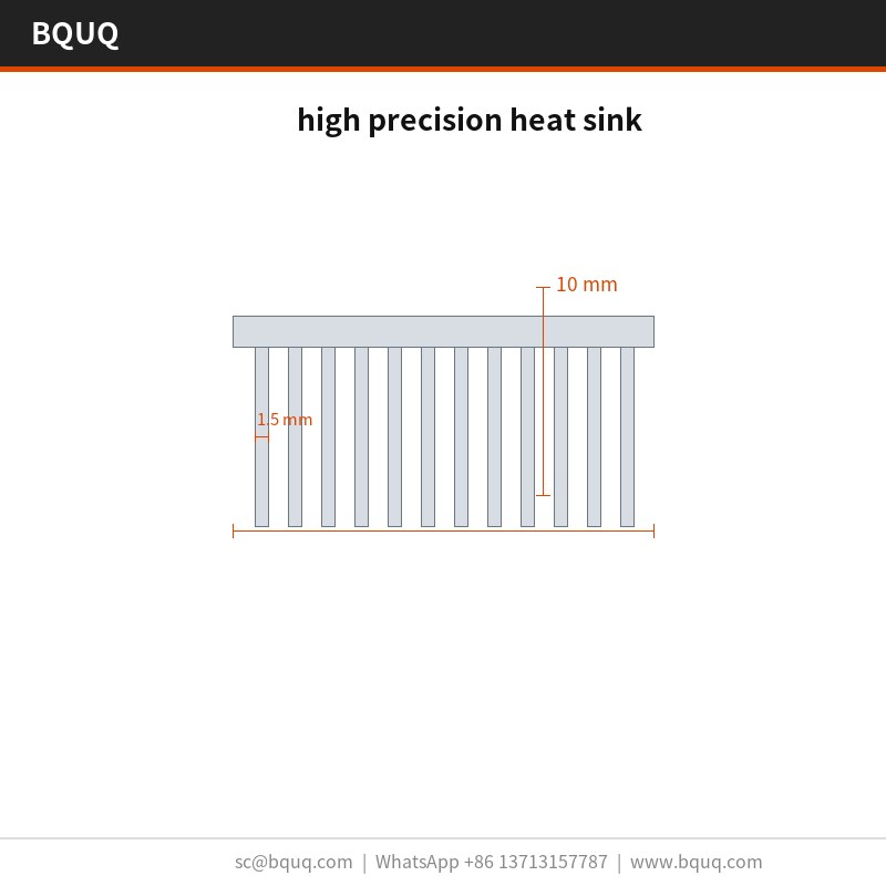 high precision heat sink