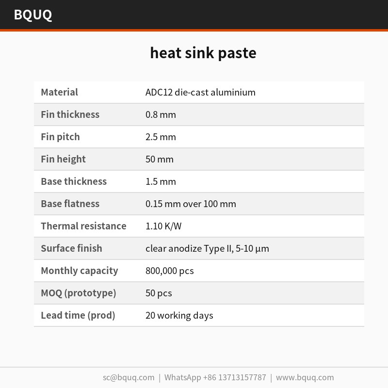 heat sink paste