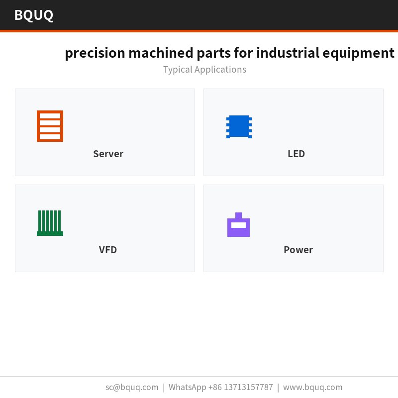 precision machined parts for industrial equipment