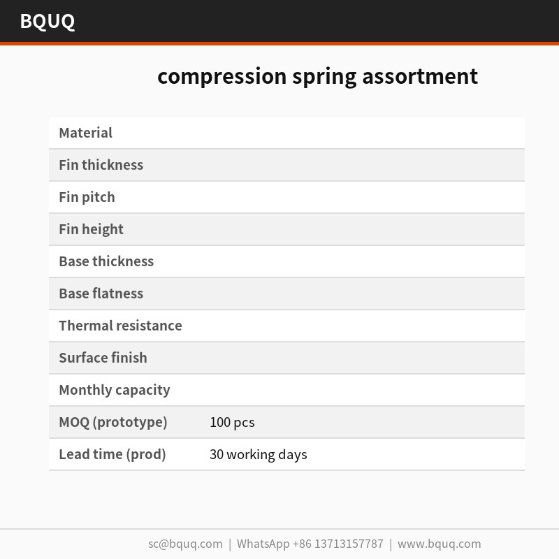compression spring assortment